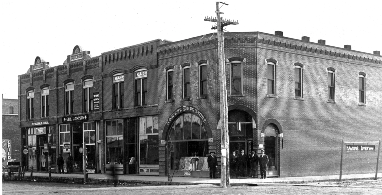 Hooper's Drug where Theresa Tyler practiced dentistry