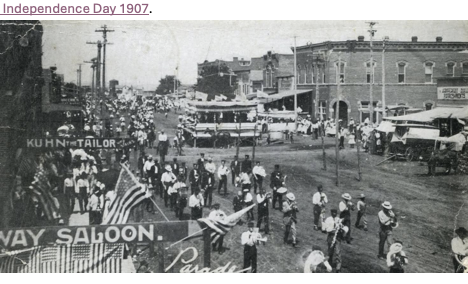 Independence Day 1907 in Watonga