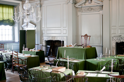 Elva Ferguson Highlights Declaration Chamber of Independence Hall for “Sesqui”